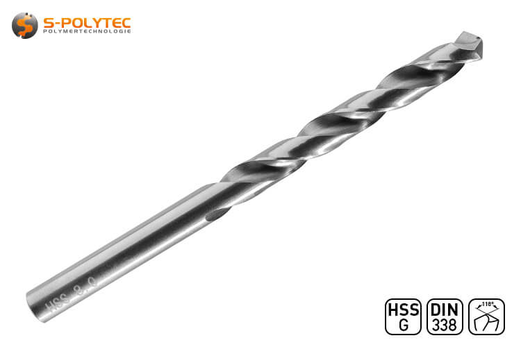 De HSS-G boren voor metaal zijn verkrijgbaar in vele verschillende diameters. Bijvoorbeeld in Ø 5,1mm, Ø 6,0mm, Ø 8,0mm of Ø 10,0mm.