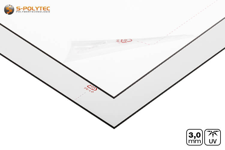 Koop witte aluminium composietpanelen op maat gezaagd - Detail bekijken