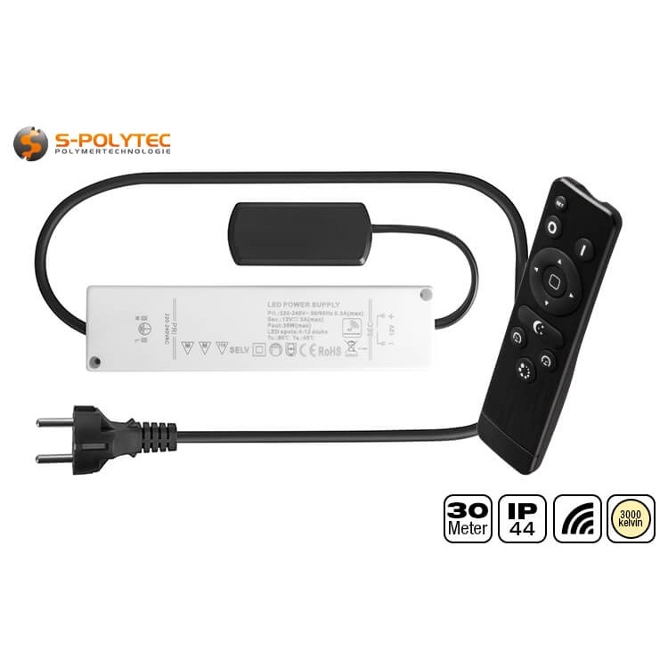 De 12V-inbouwspot met een solide aluminium behuizing in beschermingsklasse IP65 is geschikt voor gebruik buitenshuis