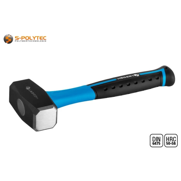 Een hamer wordt gebruikt voor het beitelen of bewerken van stenen, beton en straatstenen