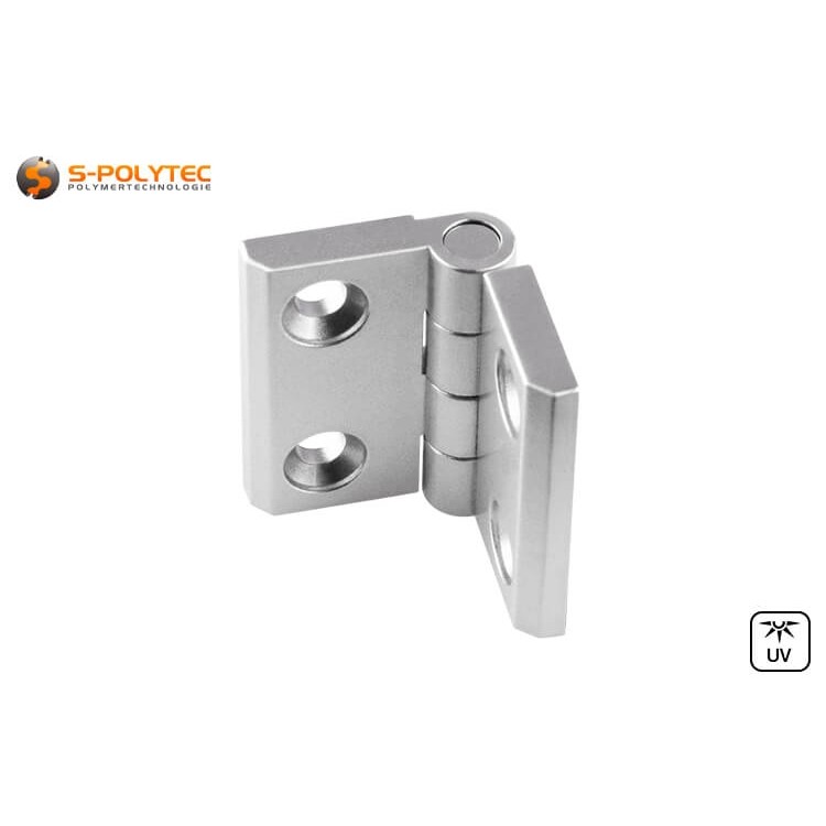 Metalen scharnier voor aluminium constructieprofielen
