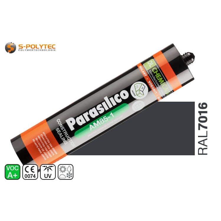 Siliconen Parasilico AM-85-1 antraciet RAL 7016 (antracietgrijs)