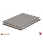 Koop direct de bijpassende Hard-PVC platen lichtgrijs 2x1meter