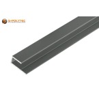 Koop direct de bijpassende Aluminium U-profile stofgrijs (RAL 7037)
