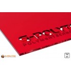 Acrylglas rood gelaserd