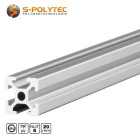 Onze zilveren bouwprofielen 20x20 groef 6 zijn compatibel met I-type systeemprofielen