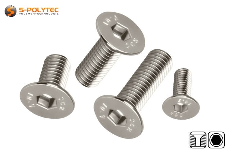 50 stuks) M6 x 30 mm binnenzeskantschroeven, 12,9 graden