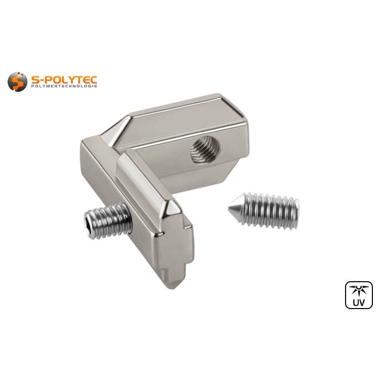 Interne hoekverbinder voor aluminium constructieprofielen
