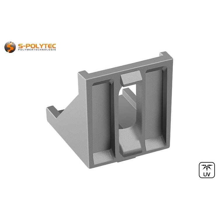 De hoekverbinders maken het heel gemakkelijk om constructieprofielen in een rechte hoek met elkaar te verbinden