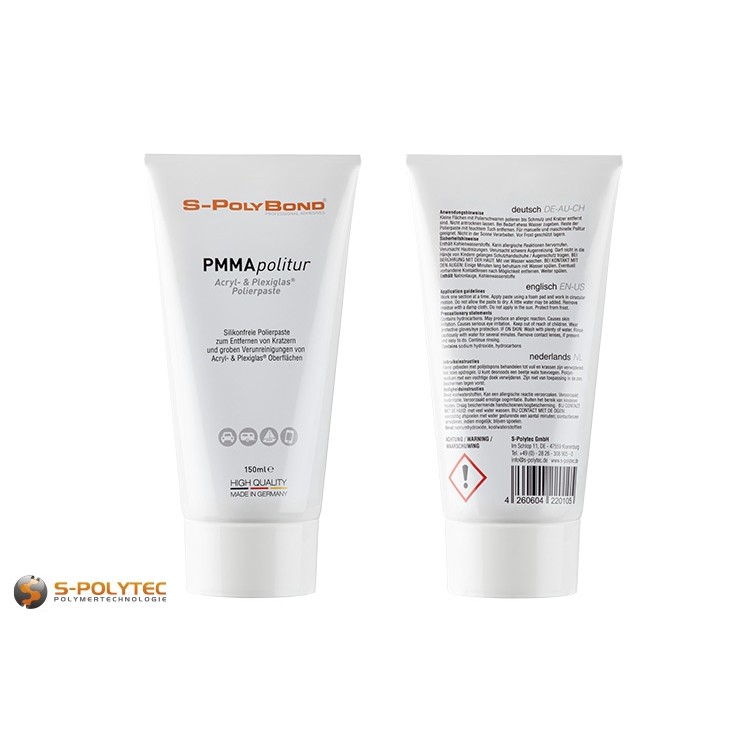 S-Polybond PMMApolitur polijstpasta voor acrylglas 150 ml