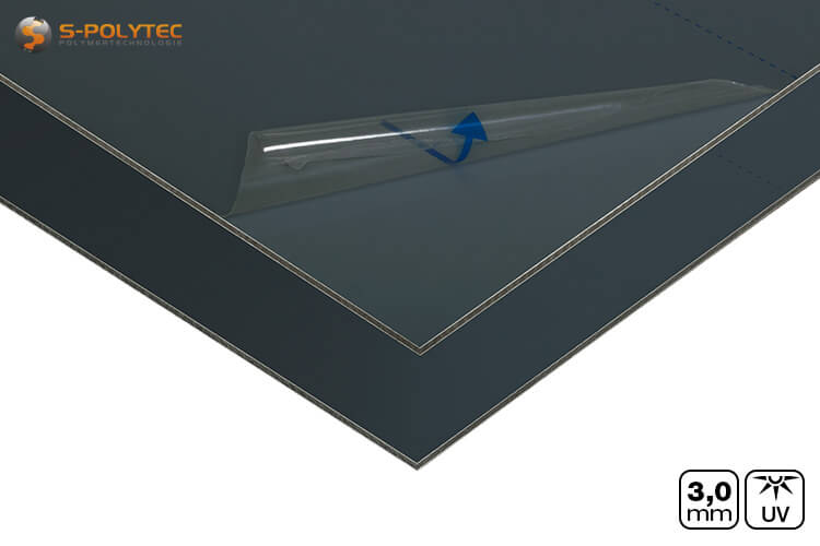 Aluminiumcomposietpanelen met eenzijdig mat / glanzend oppervlak
