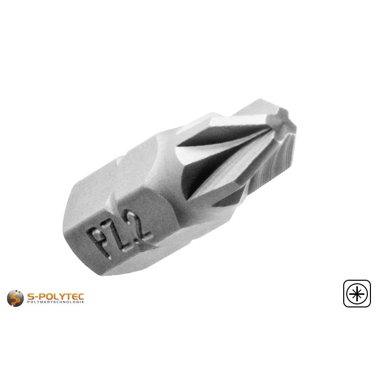 Onze Pozidriv<sup>®</sup> bits zijn verkrijgbaar in drie varianten: PZ1, PZ2 en PZ3