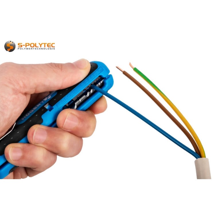 Ons kabelstriptang is geschikt voor het strippen van kabelmantels van elektrische kabels en kabels met een manteldiameter van 8 mm tot 13 mm