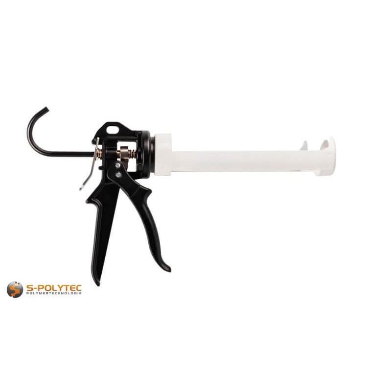 De GUDFOR Heavy Duty patroonpers heeft een soepele, traploze toevoer met druppelstopfunctie