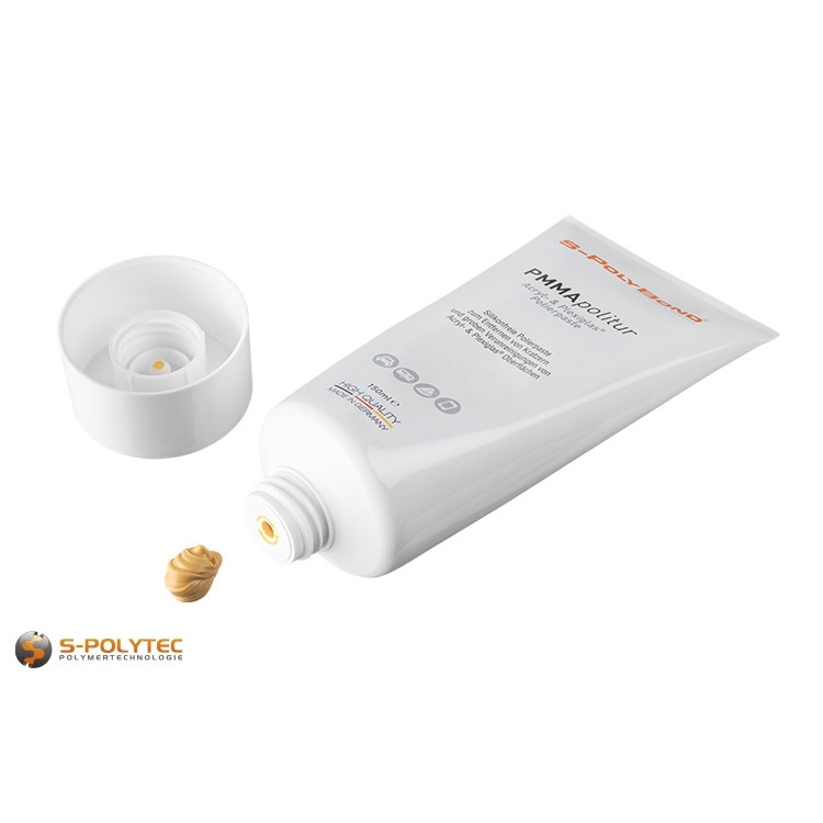 S-Polybond PMMApolitur - Speciale polijstpasta voor het opfrissen en polijsten van acryl en plexiglas oppervlakken 