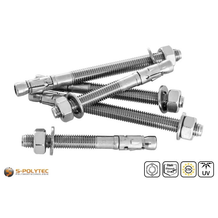 Fischer boutanker FAZ II met een diameter van 12mm voor de hoogste belastingen met ETA-goedkeuring