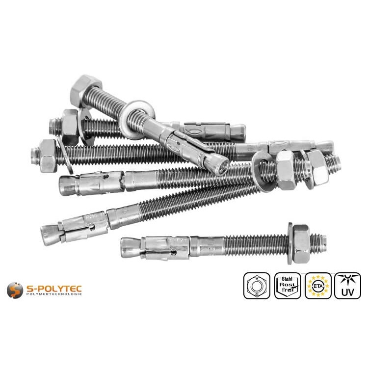 Fischer boutanker FAZ II met 8mm nominale diameter in verschillende effectieve lengtes