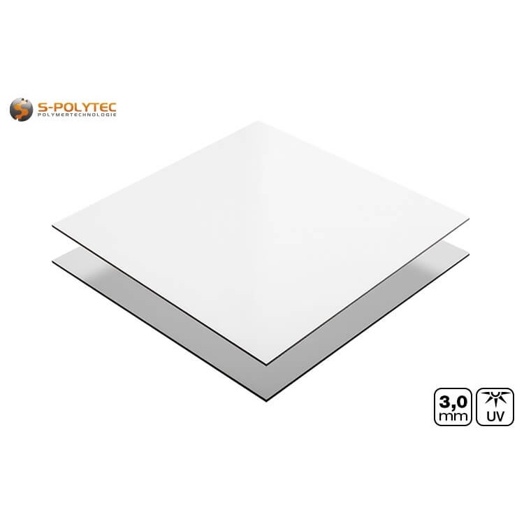 Koop witte aluminium composietpanelen op maat gezaagd - Detail bekijken