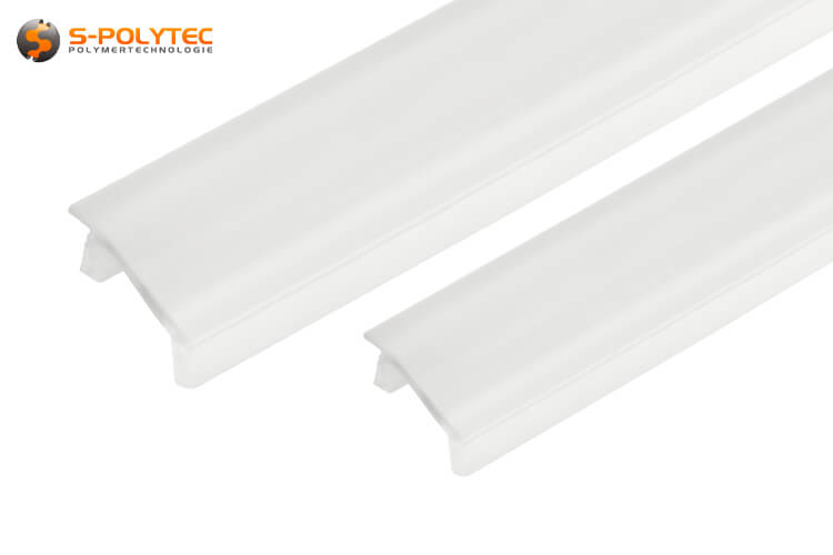 De kunststof afdekstrips zijn geschikt voor bouwprofielen met een groefbreedte van 6 of 8mm
