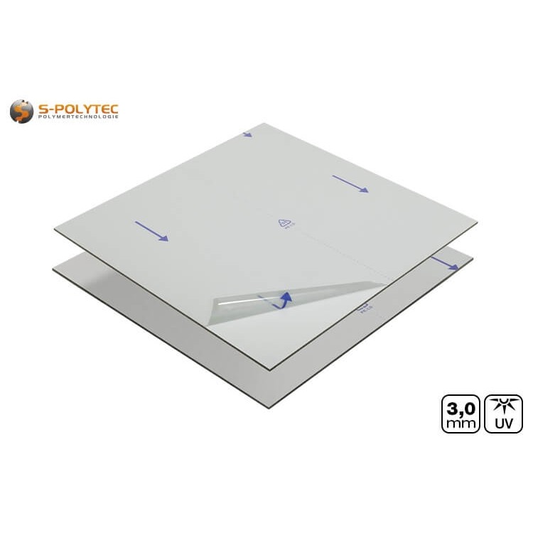 Aluminium composiet panelen met mat oppervlak aan beide zijden