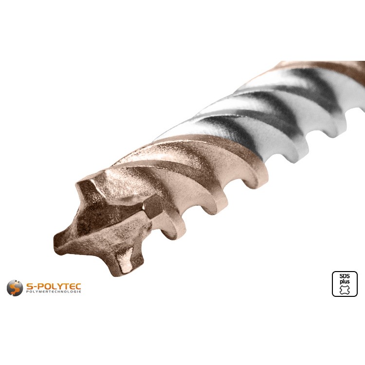 Hamerboren met SDS plus opname voor steen, klinker, metselwerk, baksteen, beton en gewapend beton in vele maten