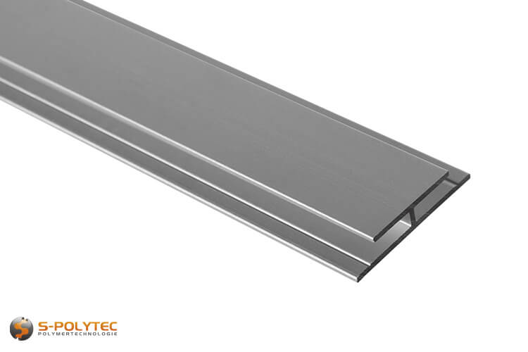 De massieve aluminium verbindingsprofielen zijn geschikt voor paneeldiktes tot 3mm