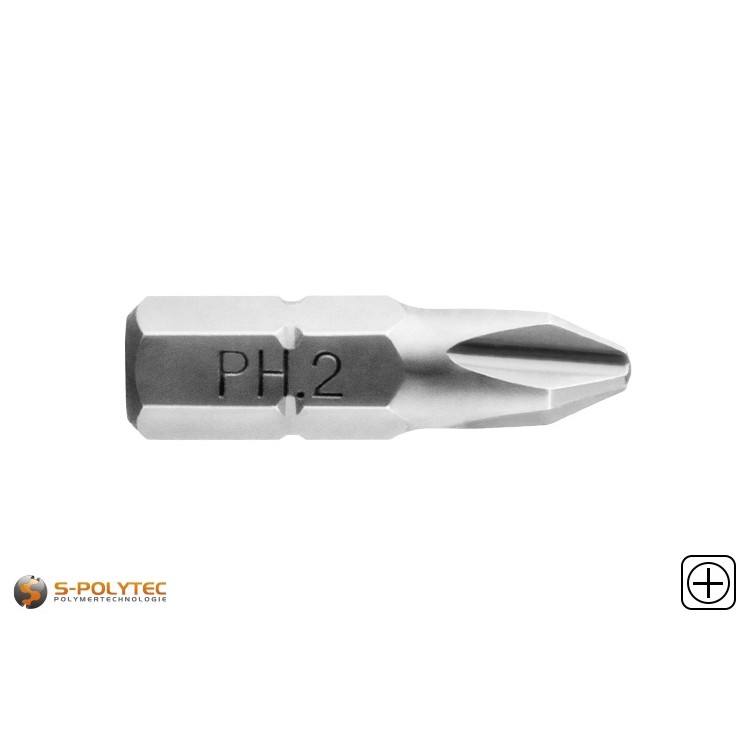 Onze kruisbits van S2 staal voor kruiskopschroeven overtuigen door hun enorme levensduur