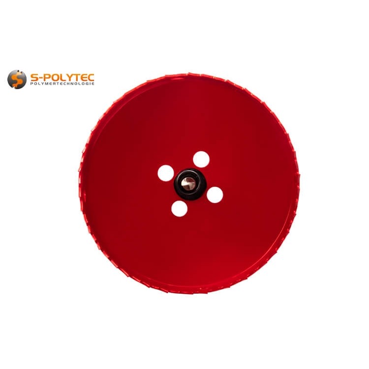 De vervangbare 6 mm HSS-G-boor garandeert een nauwkeurige centrering