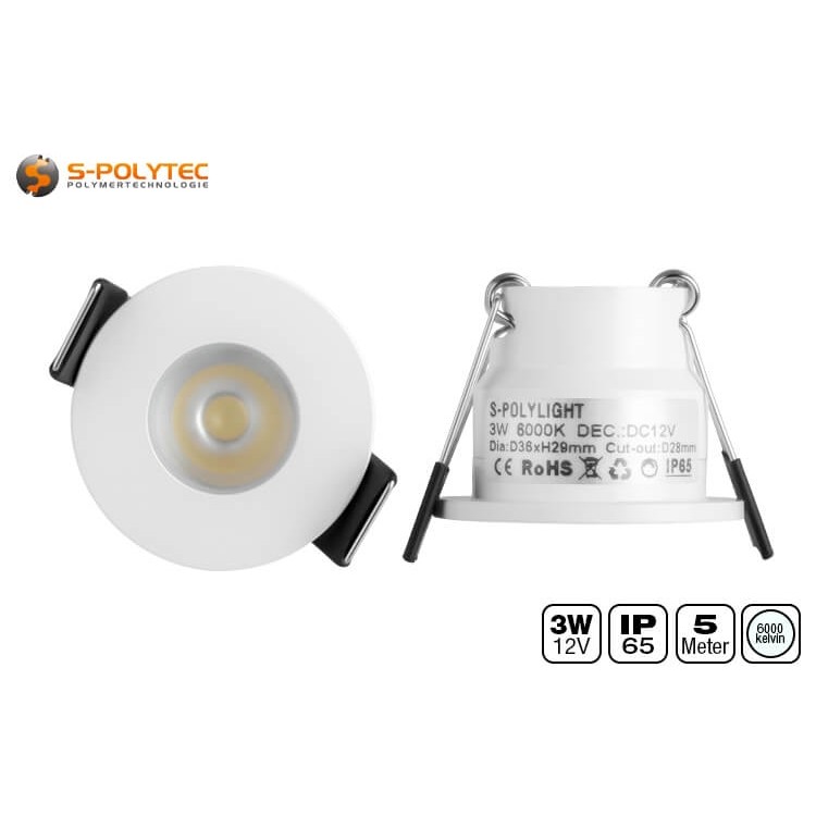 De bedrading wordt zonder gereedschap uitgevoerd dankzij stof- en spatwaterdichte schroefconnectoren