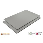 Koop direct de bijpassende HPL platen stofgrijs (RAL7037)