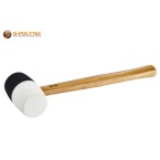 Koop direct de bijpassende Rubber moker met houten steel 450g (tweekleurig)