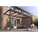 Koop direct de bijpassende Terrasdak antraciet (helder polycarbonaat)