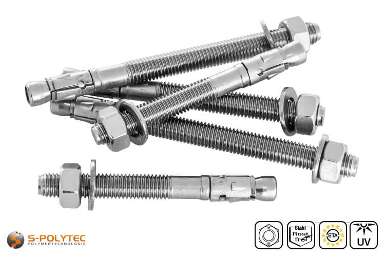 Fischer boutanker FAZ II met een diameter van 12mm voor de hoogste belastingen met ETA-goedkeuring