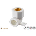 Koop direct de bijpassende Aqua-Plus PP-R muur aansluitingshoek 90° in wit