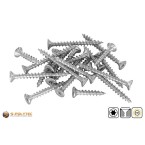 Koop direct de bijpassende fischer spaanplaatschroeven Ø 4,5mm (verzonken kop, voldraad, TX20)