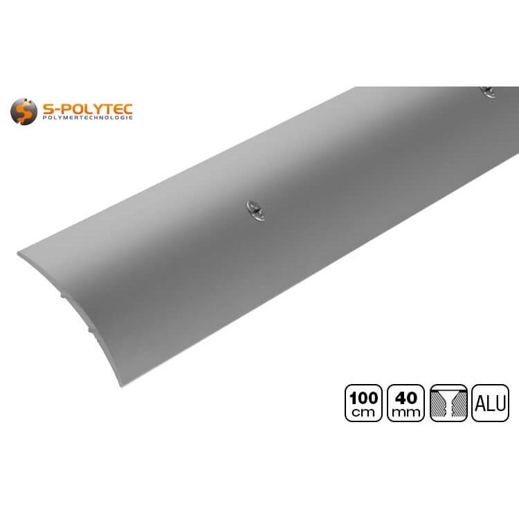 De gladde vloerprofielen zijn individueel verpakt in krimpfolie en worden geleverd met schroeven en pluggen voor installatie