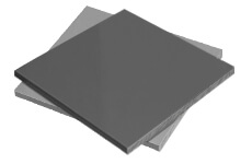 Hard PVC platen op maat gesneden door S-Polytec - Massieve platen 100% Made in Germany