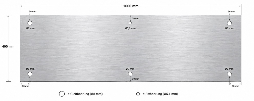 Vast punt en glijpunten bij het klinken van aluminium composiet platen