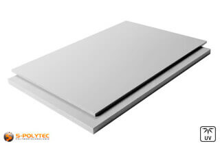 Onze UV- en weersomstandighedenbestendigheid hard-platen in lichtgrijs voor weerbestendig gebruik